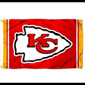 Windcraft NFL Kansas Chiefs Flag w/ grommets 3x5